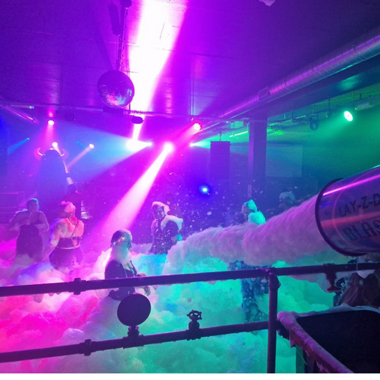 Foam party in the Uk