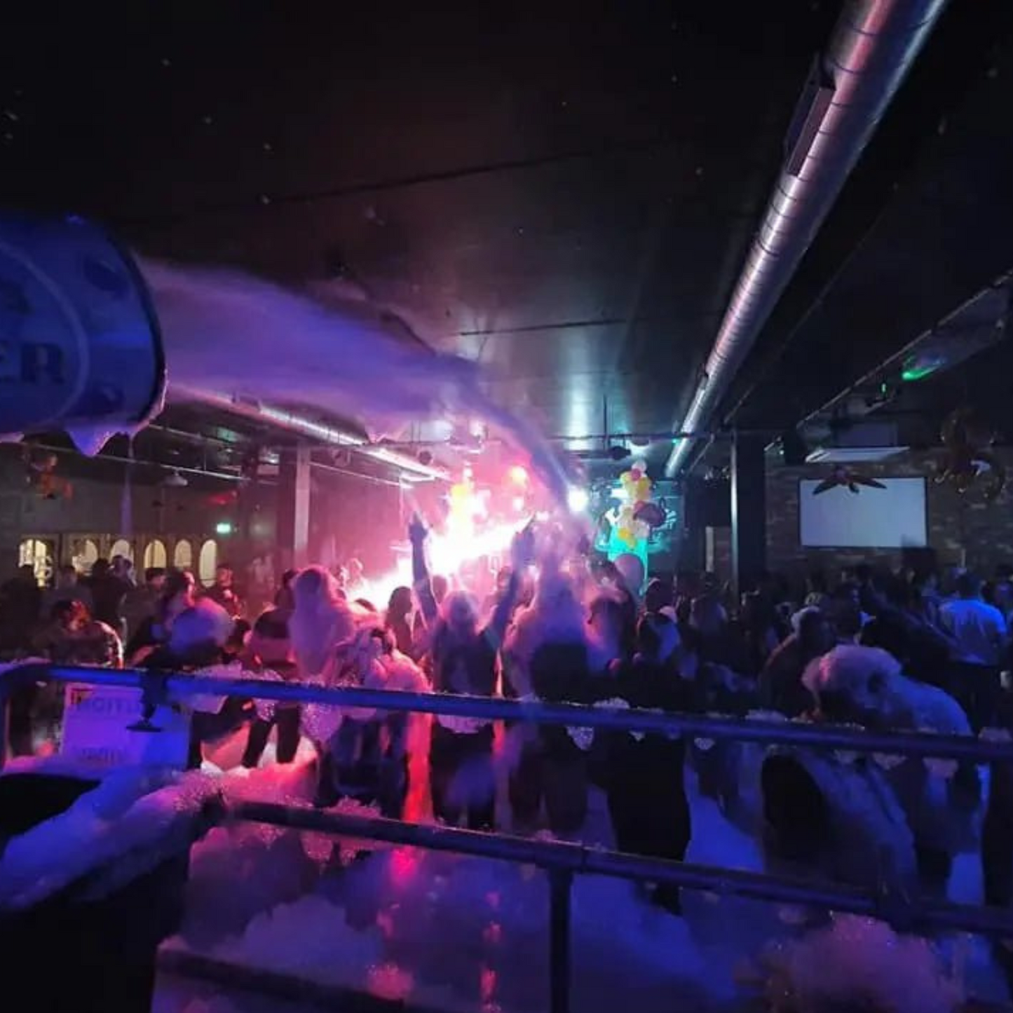 Foam party For nightclubs in the UK