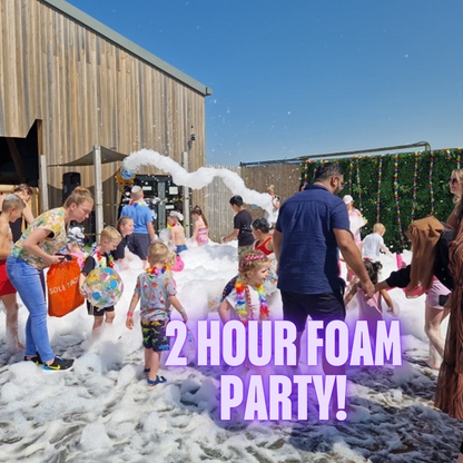 Foam party in the Midlands UK