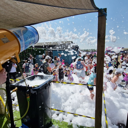 Foam party in the Midlands UK