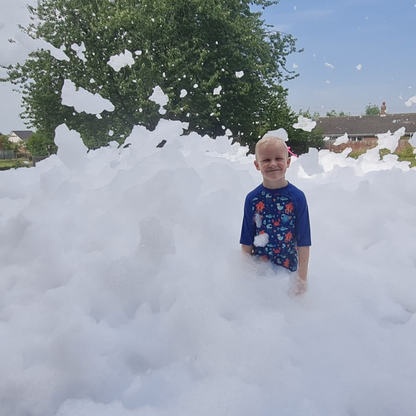 Waterfall foam party 3x3m tent overnight party hire