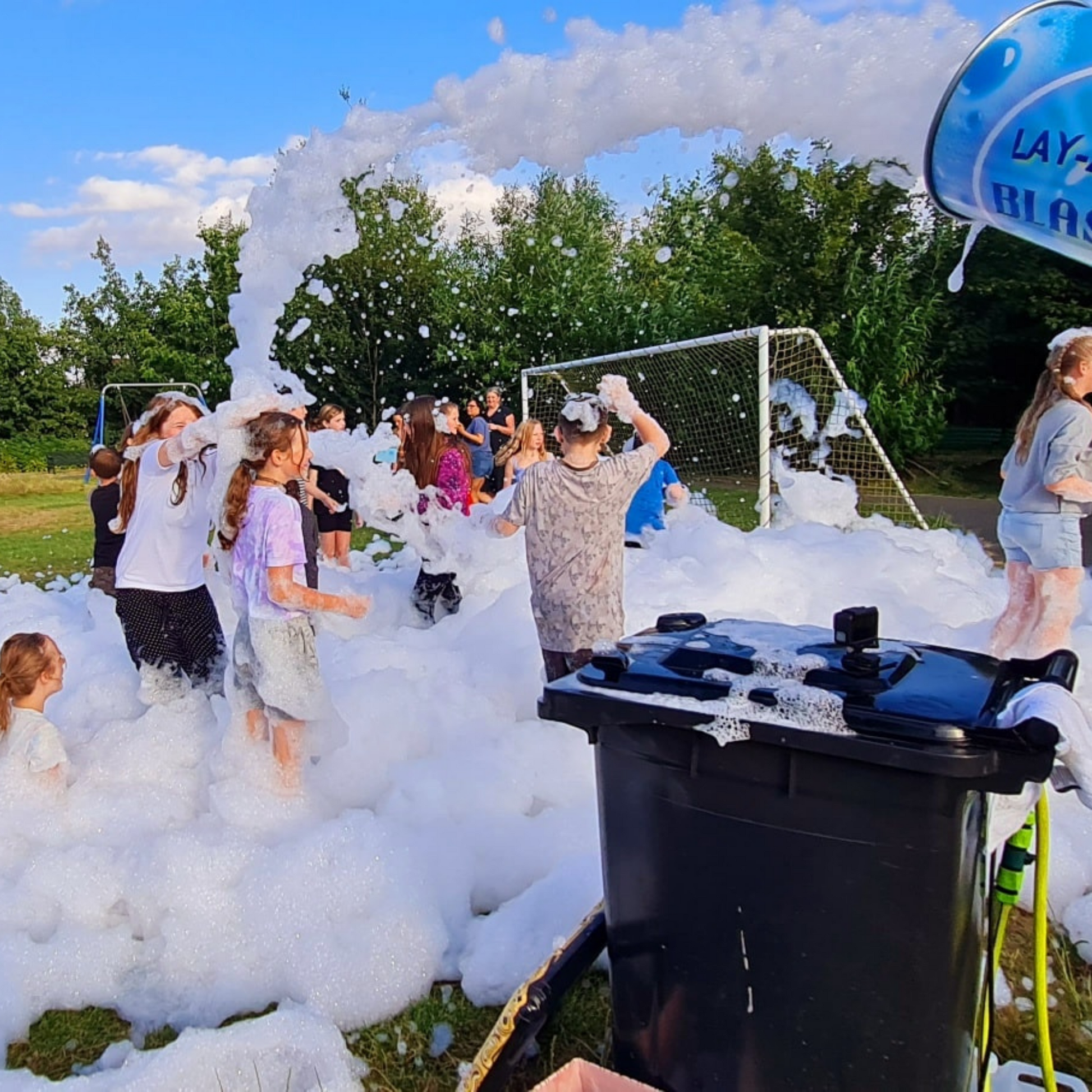 Foam party in the Midlands UK