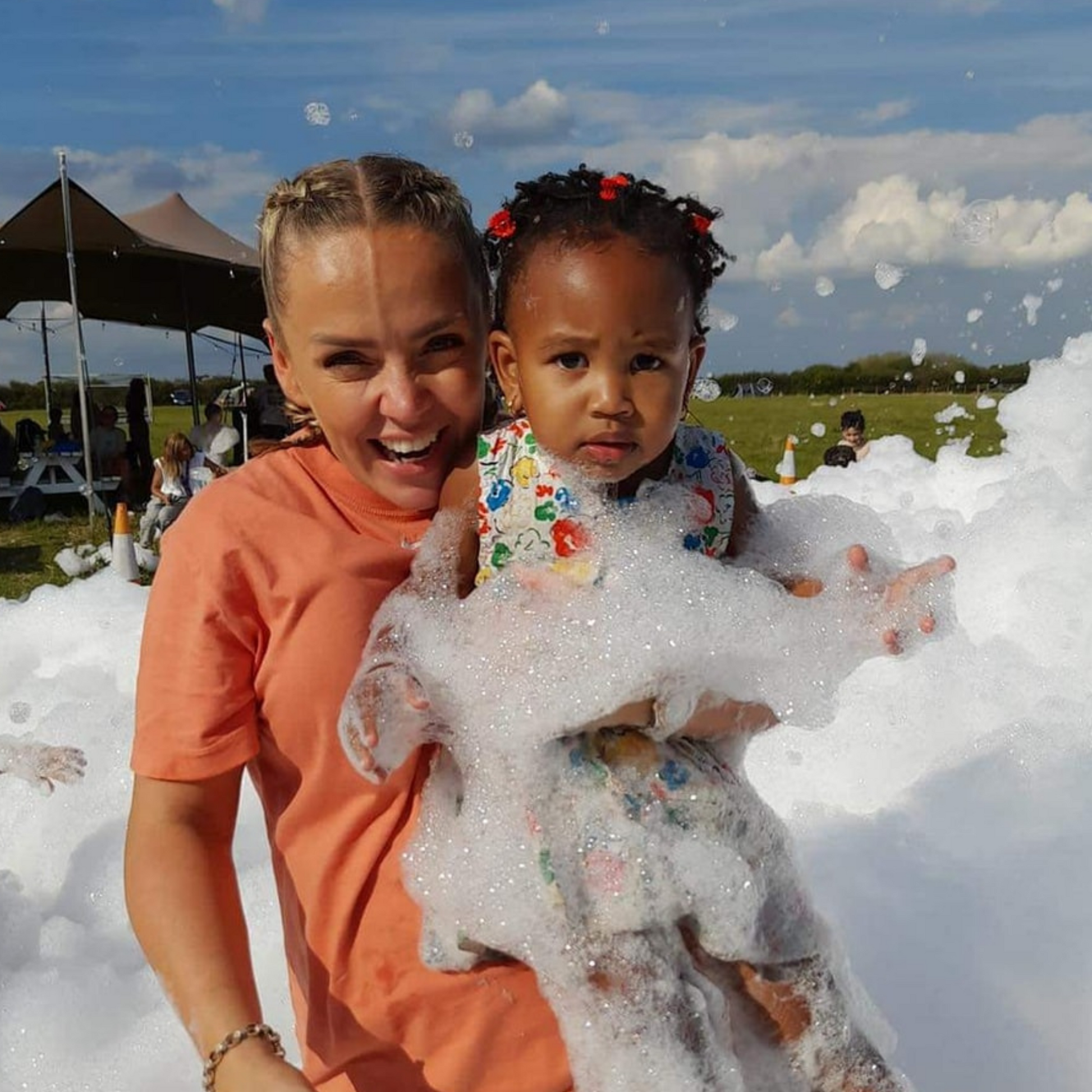 Foam party in the Midlands UK