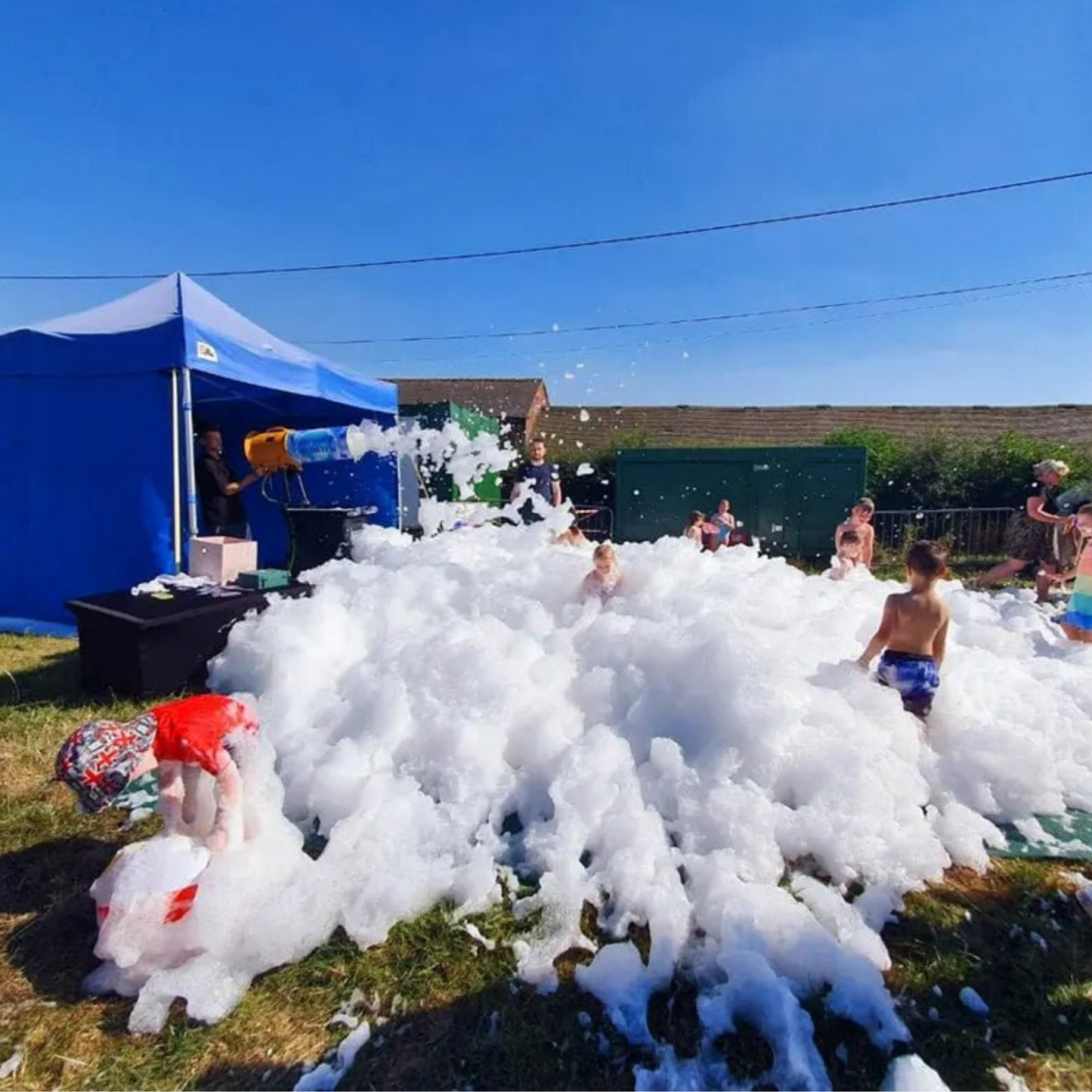 Children's Foam party in the Midlands UK