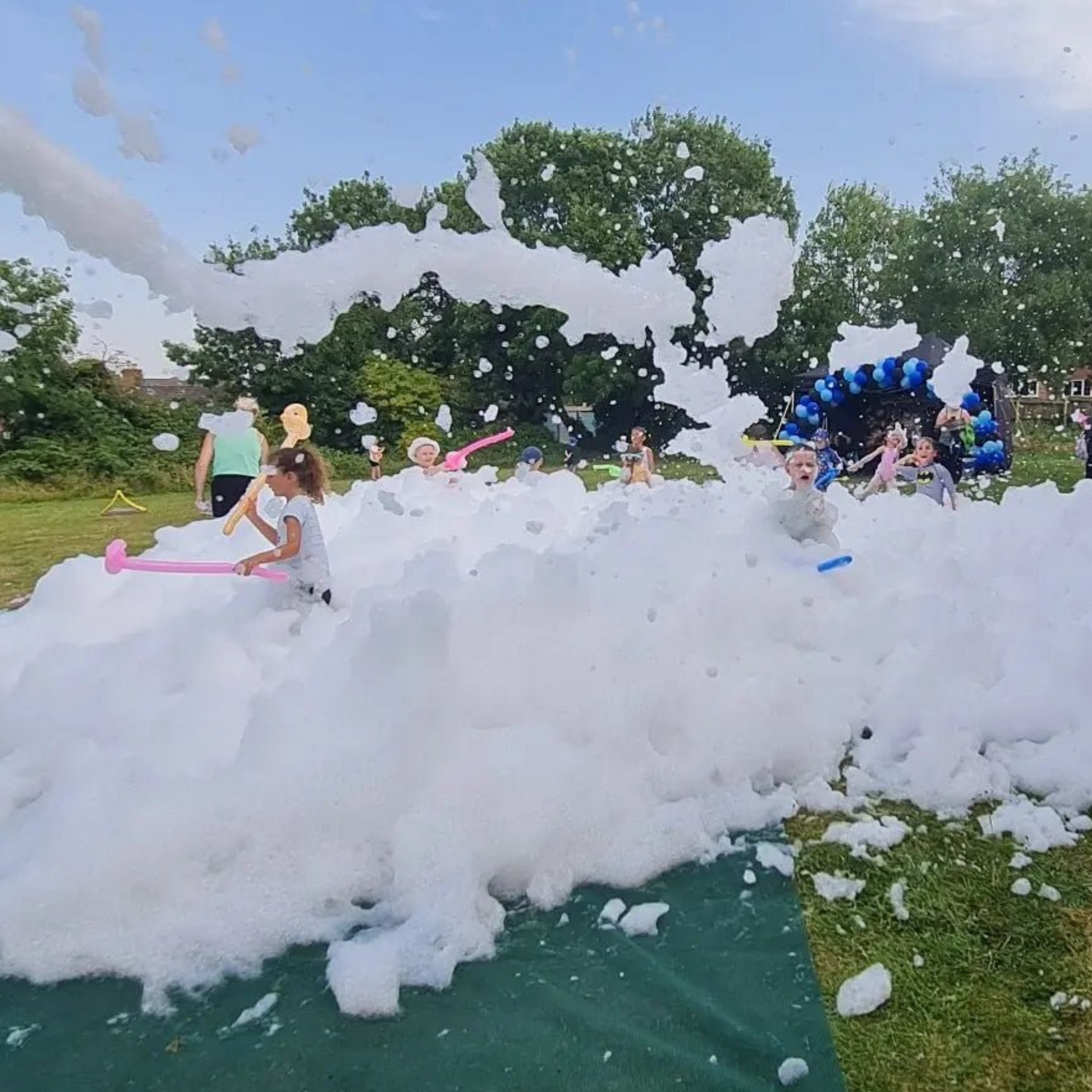 Foam party in the Midlands UK