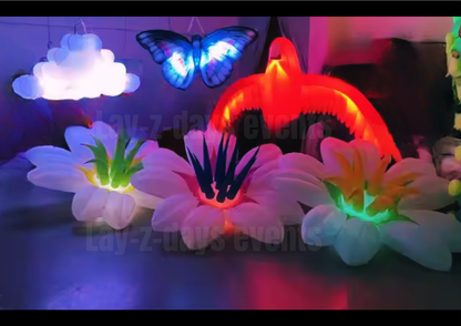 Led Giant inflatable Flower event decor