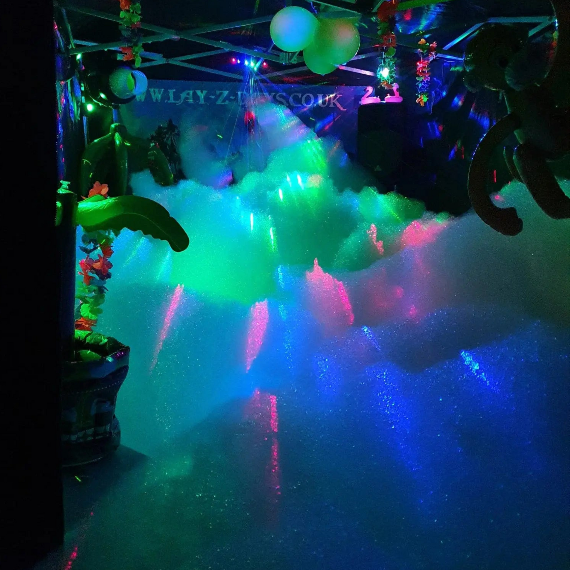 Foam party tent hire in the Midlands UK