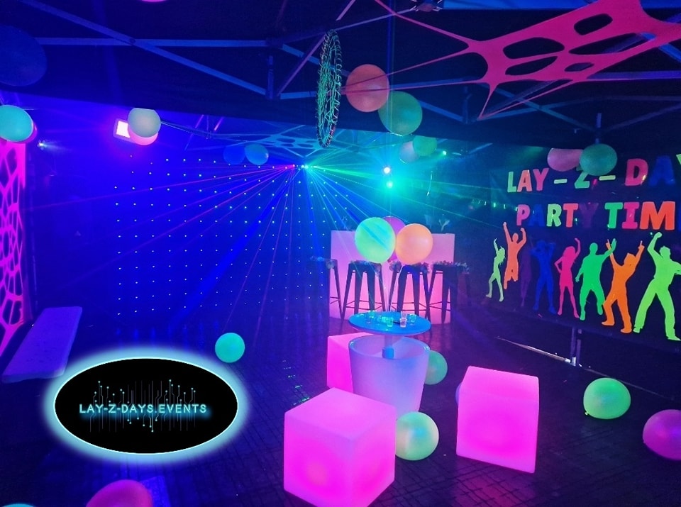 party tent hire uv decor