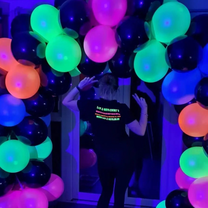 uv balloon arch hire