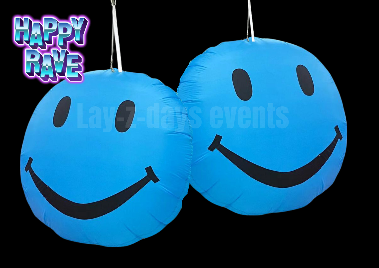 LED Happy Rave inflatable decoration