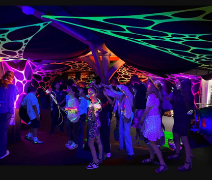 UV Décor for Festival Tent- Hire