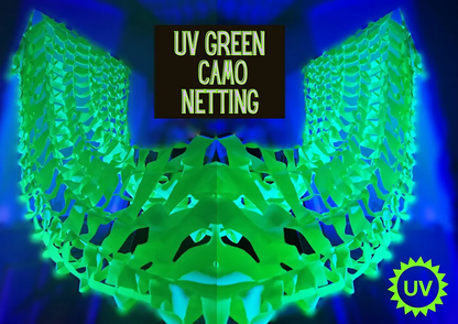 uv reactive  camo netting party decoration stretch event decor  for ceilings and walls