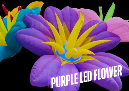 Led Giant inflatable Flower event decor