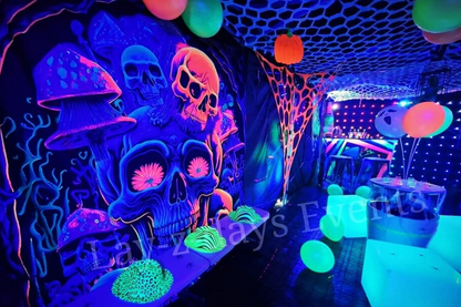 NEW UV Halloween glow in the night decor