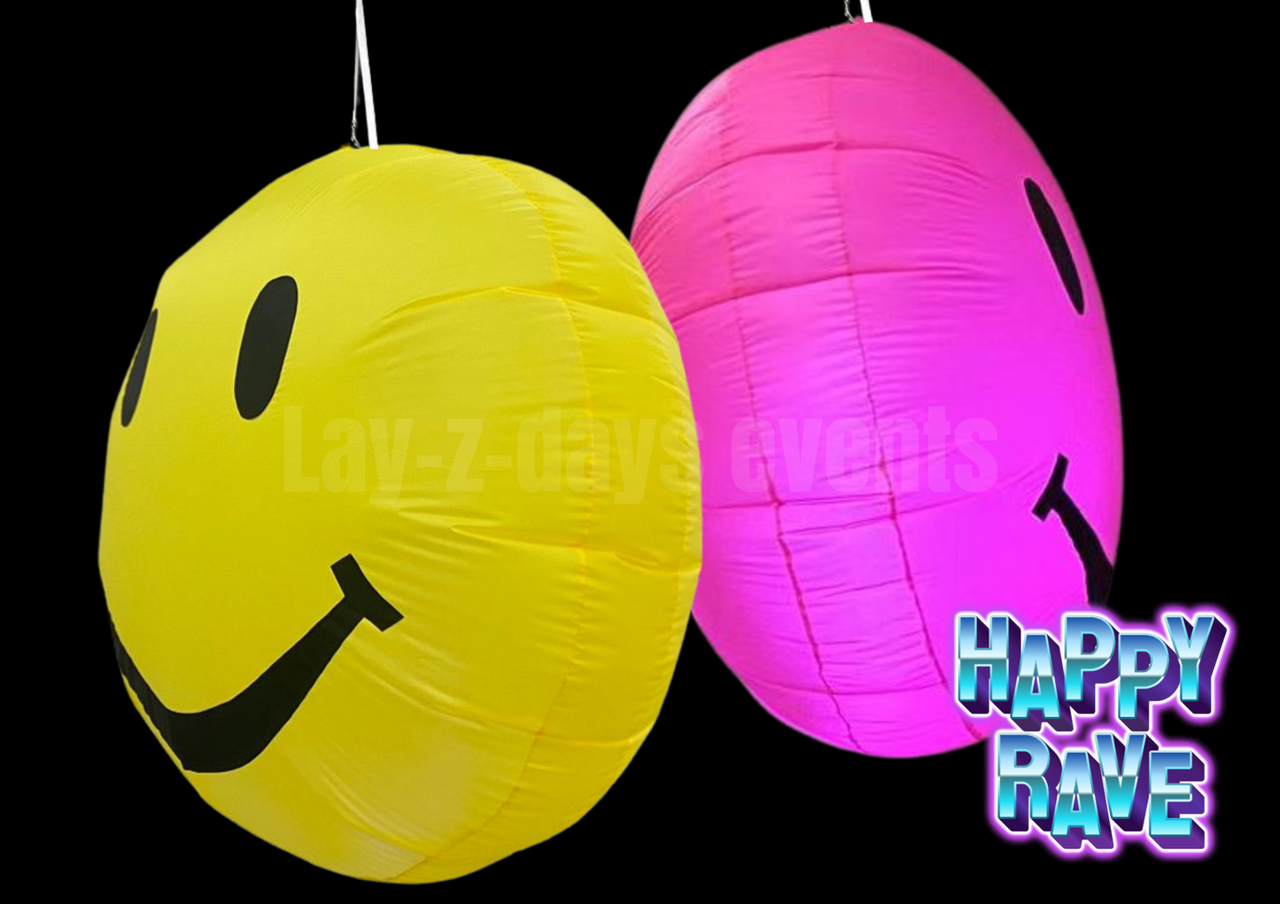 LED Happy Rave inflatable decoration