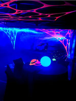 UV Psytrance Glow in the dark  Venue decoration Transformation