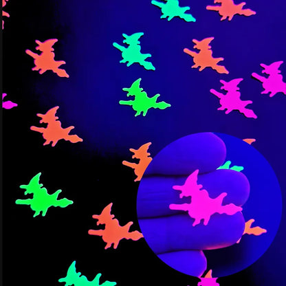 Halloween glow in the dark confetti