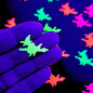 UV Halloween witch neon blacklight confetti