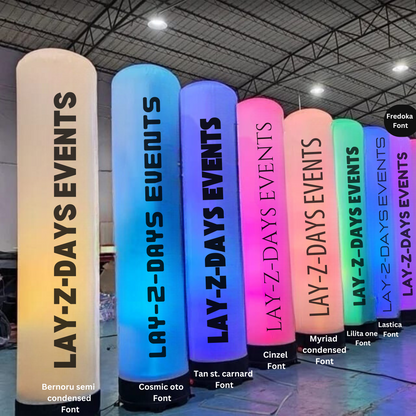 LED Custom Tube inflatable decor