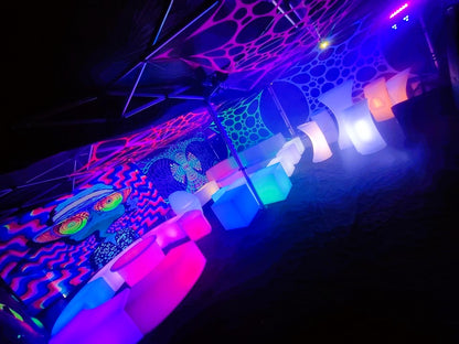 uv neon party decorations