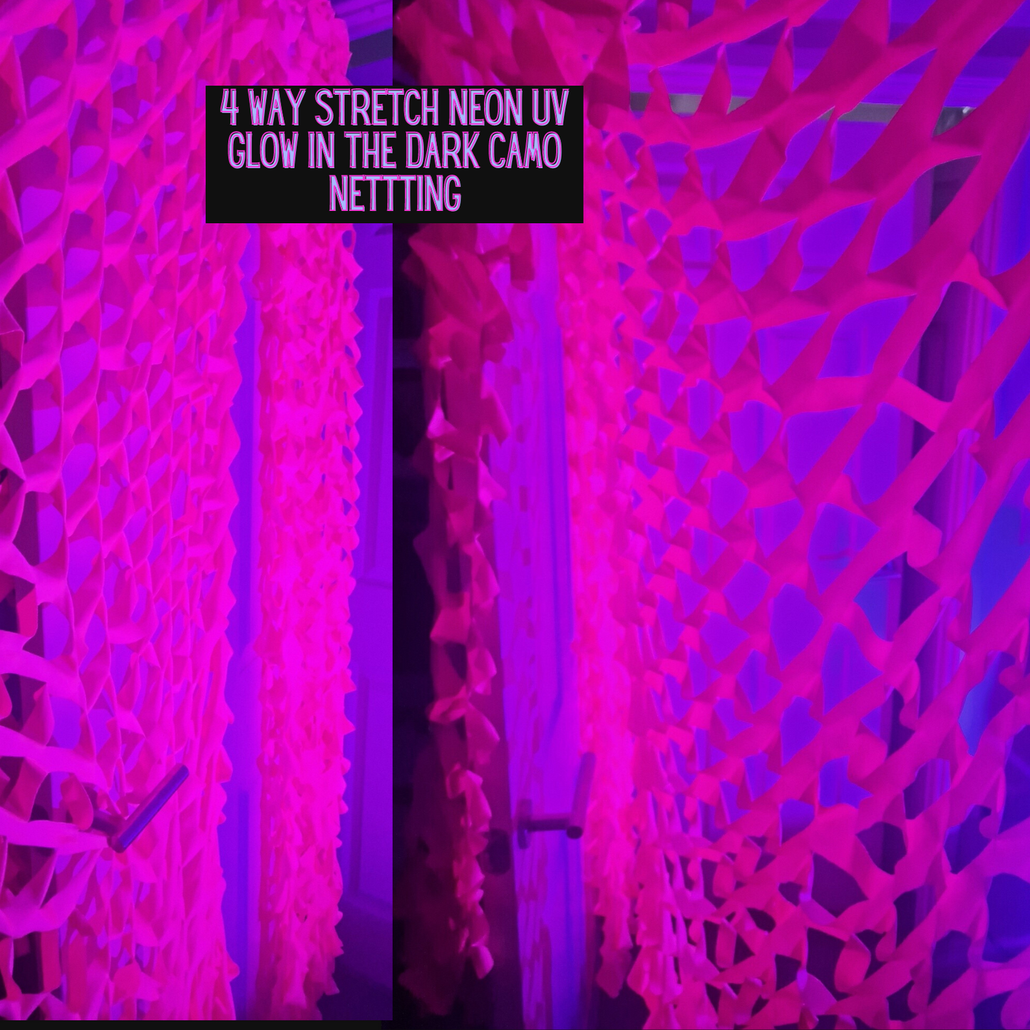 UV Décor Pink Camo Netting