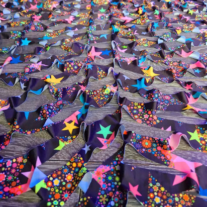 UV Décor blacklight matrix Star Camo Netting