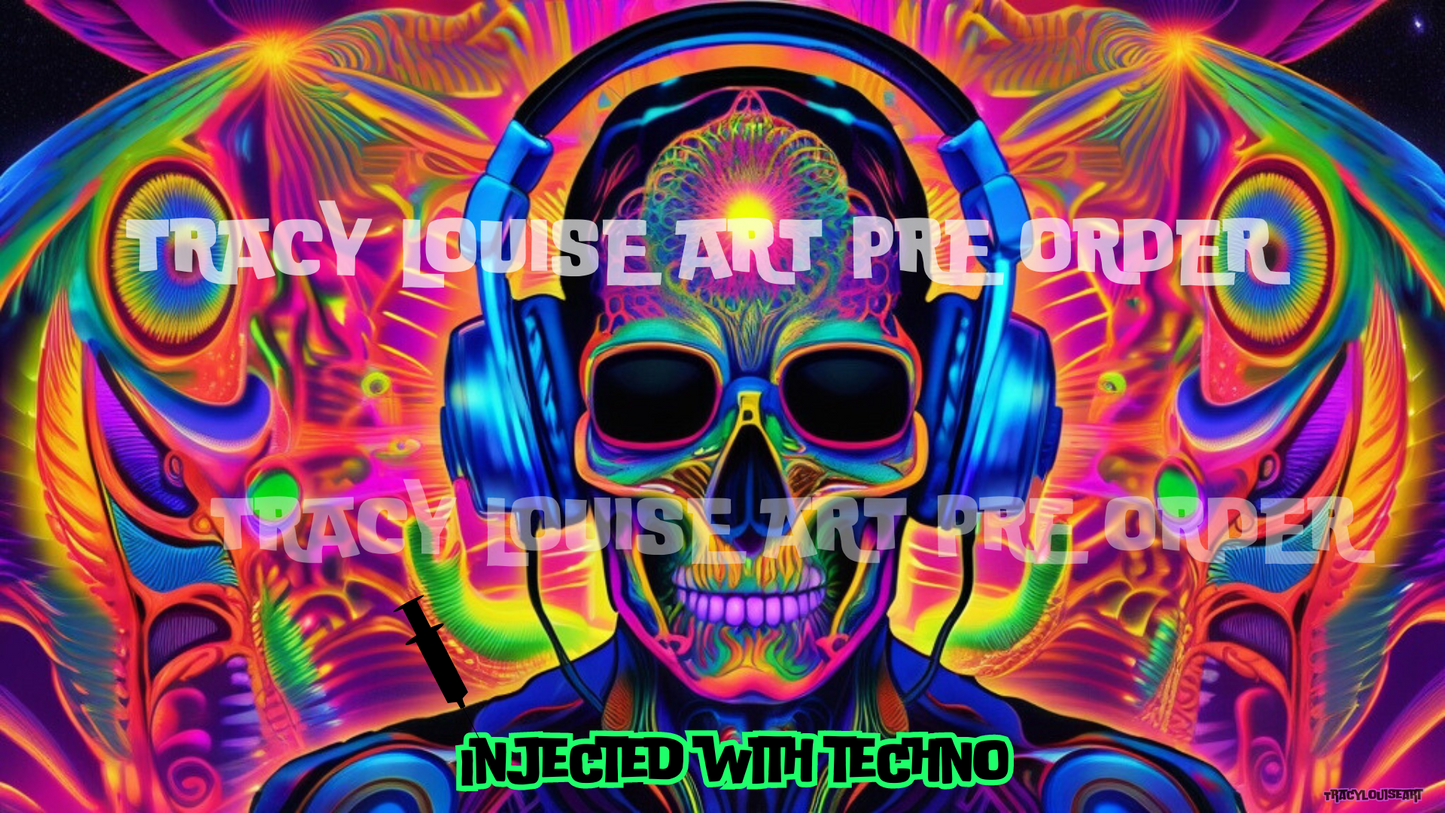 PRE-ORDER OFFER Uv Injected With Techno tapestry EXPECTED 23 SEPT 24