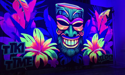 Uv Tiki Hawaii Giant Tapestry