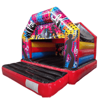 12X15FT Disco Bouncy castle hire Telford Shropshire Midlands