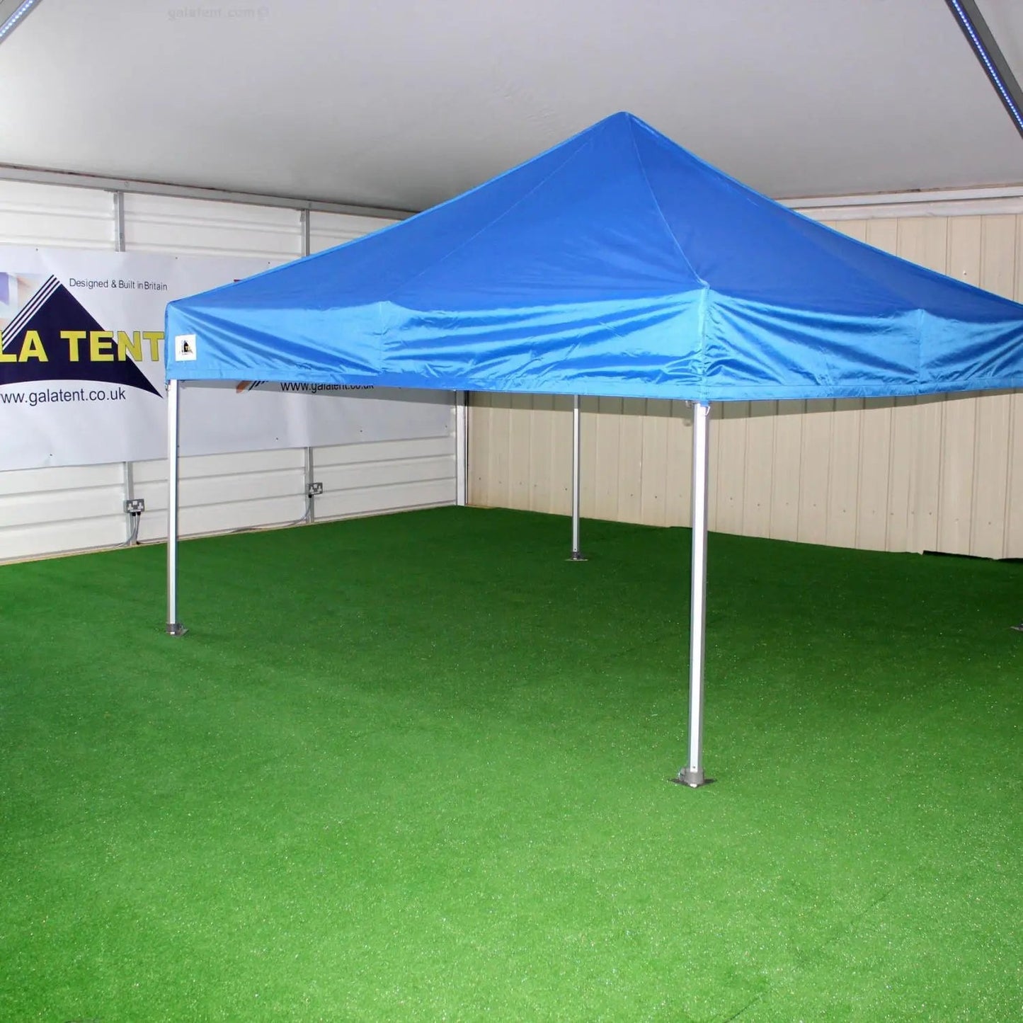 Blue 3x3m Gala Gazebo Hire - Lay-z-days Event's™Blue 3x3m Gala Gazebo Hire