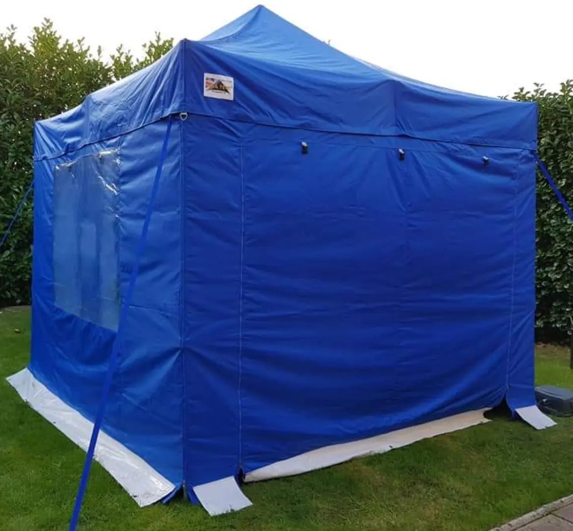 Blue 3x3m Gala Gazebo Hire - Lay-z-days Event's™Blue 3x3m Gala Gazebo Hire