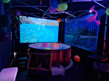 Hot Tub Cinema Package - Lay-z-days Event's™Hot Tub Cinema Package
