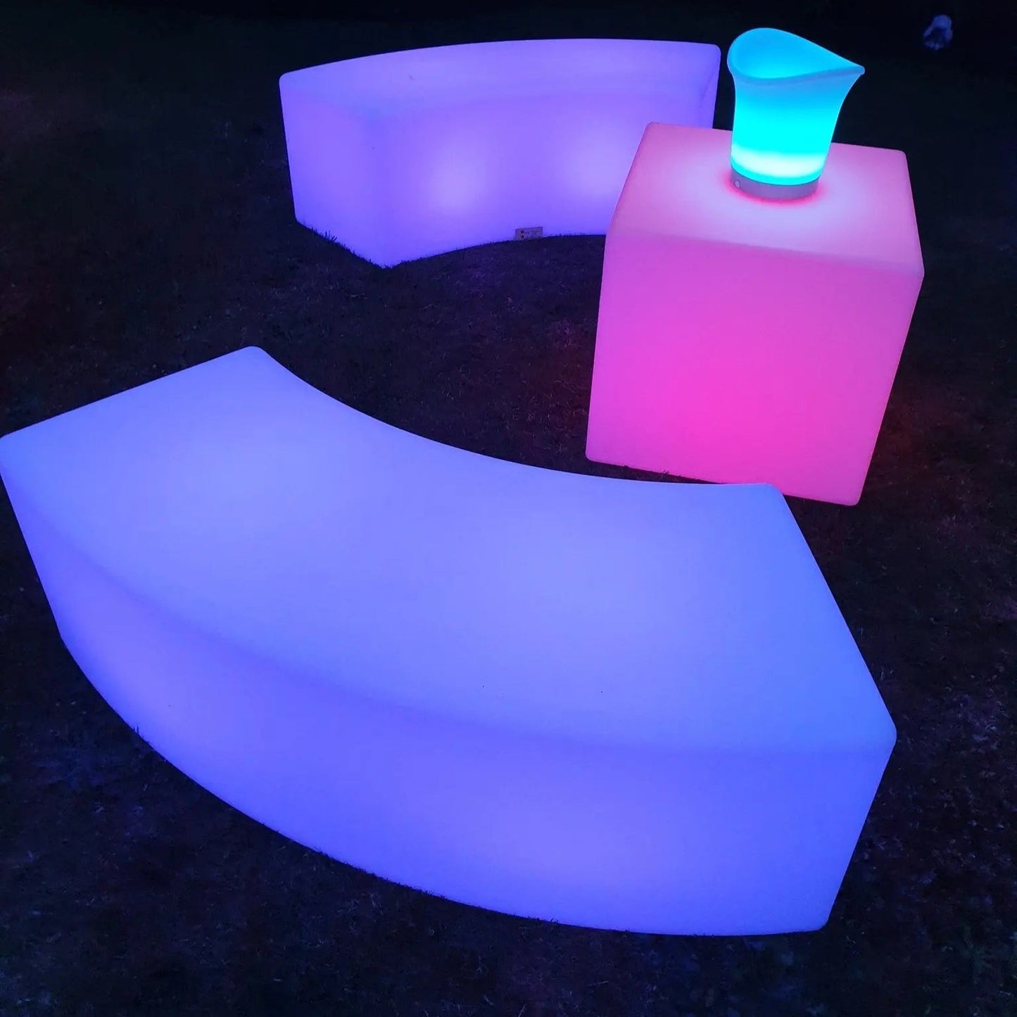 LED FURNITURE HIRE PACKAGE - Lay-z-days Event's™LED FURNITURE HIRE PACKAGE