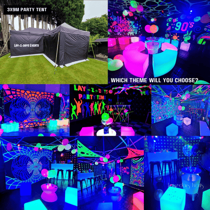 PARTY TENT HIRE -3x9M - Lay-z-days Event's™PARTY TENT HIRE -3x9M