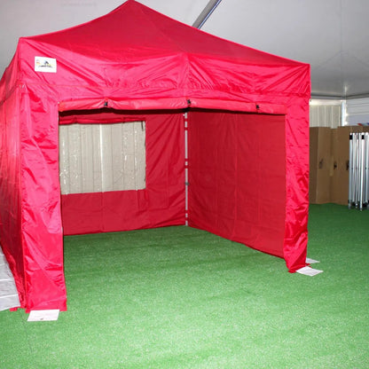 Red 3x3m Gazebo Hire - Lay-z-days Event's™Red 3x3m Gazebo Hire