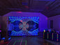 Uv Neon Rave party decoration Backdrop & stand hire - Lay-z-days Event's™Uv Neon Rave party decoration Backdrop & stand hire